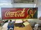 Vintage coca cola sign