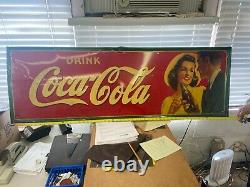 Vintage coca cola sign