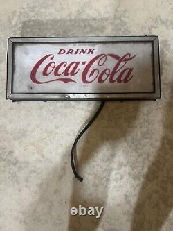 Vintage coca cola sign