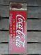 Vintage coca cola tin sign