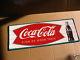 Vintage coke sign 1966 fishtail sign