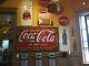Vintage collectible 1934 single sided Coca Cola sign Dr. Pepper 7-UP Sprite