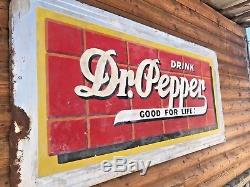 Vintage dr. Pepper good for life sign, coke 7 up