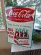 Vintage old stock Coca Cola Big King Size metal sign! 1961