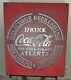 Vintage style Coca Cola sign in cast metal(handmade)