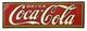 Vtg 1930s Coca Cola SST Tin Embossed Metal Advertising Soda Pop Coke Sign 18x6