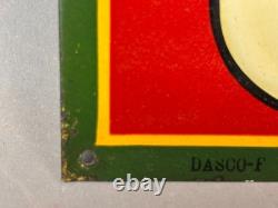 Vtg 1930s Coca Cola SST Tin Embossed Metal Advertising Soda Pop Coke Sign 18x6