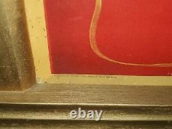 Vtg 1950 Coca Cola Home Refreshment Cardboard Lithograph Sign 16x27 Kay Display