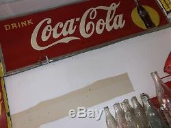 Vtg Advertising Drink Coca Cola Sign