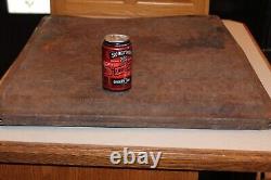 Vtg Antique Old Coca Cola Coke Tin Metal Chest Cooler Advertising Sign Soda Pop