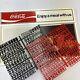 Vtg Coca-Cola 22 x 15 Menu Board 8 Photos Diner Sign NOS Letters Plastic #116