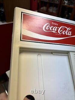 Vtg Coca-Cola 22 x 15 Menu Board 8 Photos Diner Sign NOS Letters Plastic #116