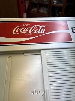 Vtg Coca-Cola 22 x 15 Menu Board 8 Photos Diner Sign NOS Letters Plastic #116