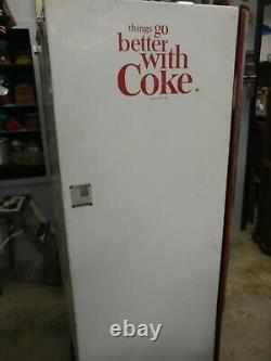 Vtg Coca Cola CSS-80G Cavalier Coke Machine Star Sign Gas Station Vending Oil Up