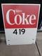 Vtg Coca-Cola Metal Sign 20 X 16 Heavy Gauge Painted Steel off display rack