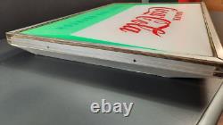 Vtg Coca-cola Pause And Refresh 34x24 Working Lighted Sign Soda Advertising