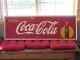 Vtg Large 1948 Coca Cola Soda Pop Metal Embossed Sign 1948 54 Bar Mancave Coke