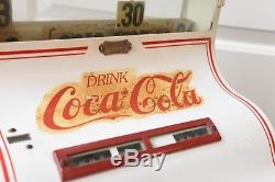 WORKING VINTAGE Antique Original Coca Cola Ad Cash Register 1940's era sign