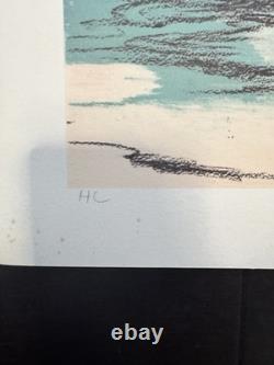 William Nelson Signed Lithograph Vendor Coca-Cola Cart Rare Hors Commerce