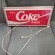 Working Coca-Cola Light-Up sign 25 1/2 x 12