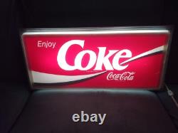 Working Coca-Cola Light-Up sign 25 1/2 x 12