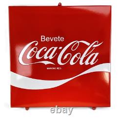 Xl Coca Cola French Nostalgia Enamel Sign 50x50cm