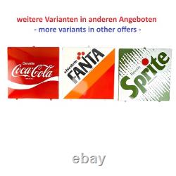 Xl Coca Cola French Nostalgia Enamel Sign 50x50cm